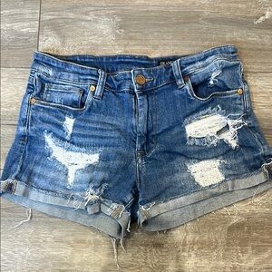 SUMMER SALE!!!!!! 50% OFF! Blank NYC Blue Distressed Jean Shorts